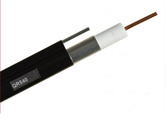 QR540M Weld AL Tube 75 Ohm Coaxial Cable with Speel Self Support CATV Cable