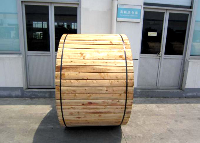 QR500M Weld AL Tube 75 Ohm Coax Cable CATV With Galvanized Steel Messenger Drop Wire
